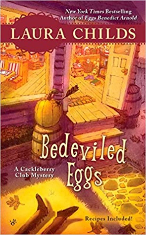 Book cover for "Bedeviled Eggs" by Laura Childs