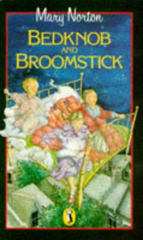 Book cover for "Bedknob and Broomstick" by Mary Norton