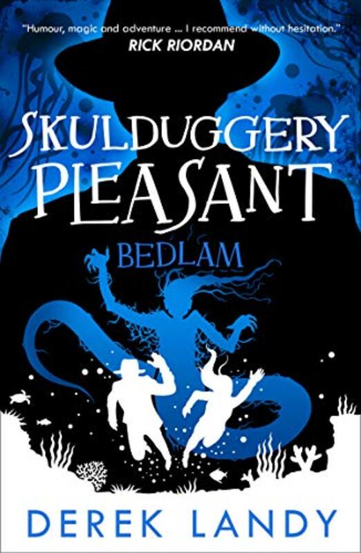 Book cover for "Bedlam" by Derek Landy