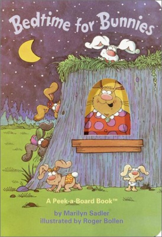 Book cover for "Bedtime for Bunnies" by Marilyn Sadler