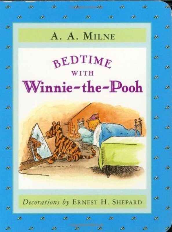 Book cover for "Bedtime with Pooh" by AA Milne