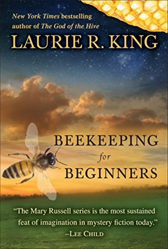 Book cover for "Beekeeping for Beginners" by Laurie R King