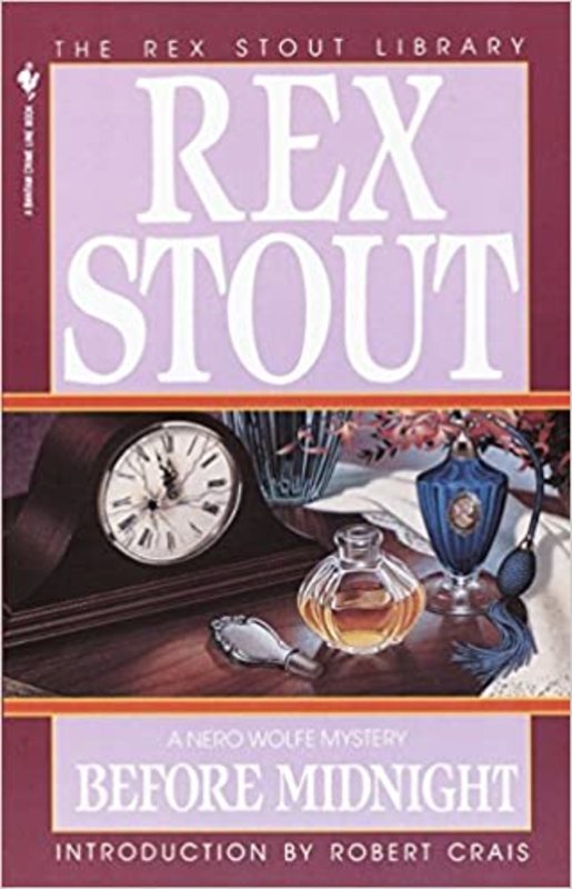 Book cover for "Before Midnight" by Rex Stout