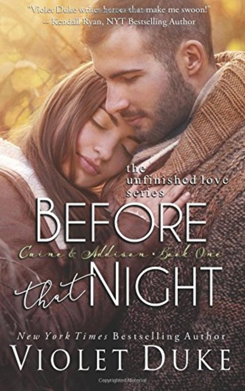 Book cover for "Before That Night" by Violet Duke