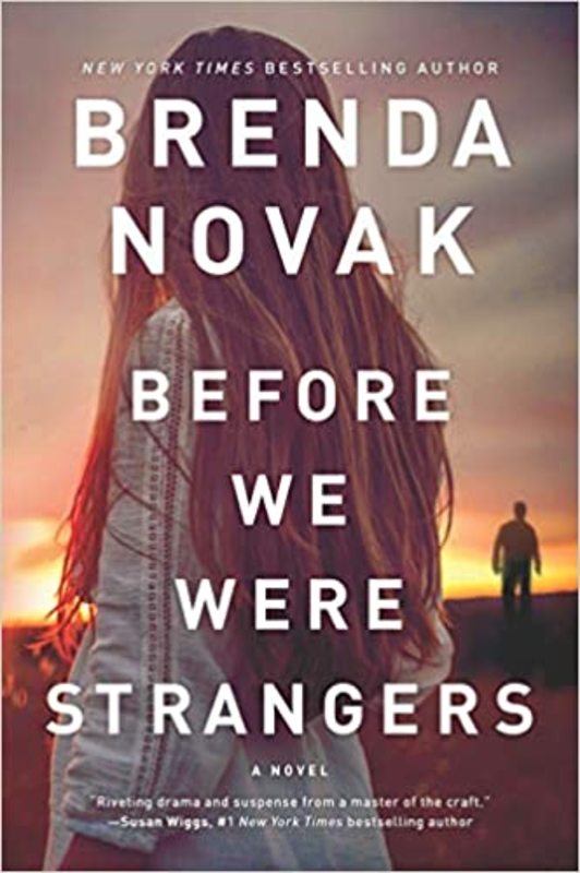 Book cover for "Before We Were Strangers" by Brenda Novak