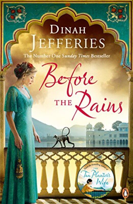 Book cover for "Before the Rains" by Dinah Jefferies