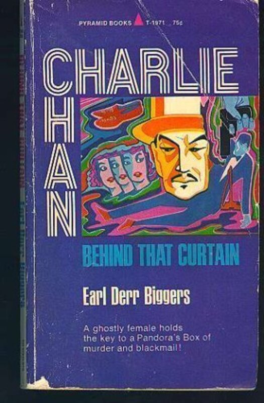 Book cover for "Behind That Curtain" by Earl Derr Biggers