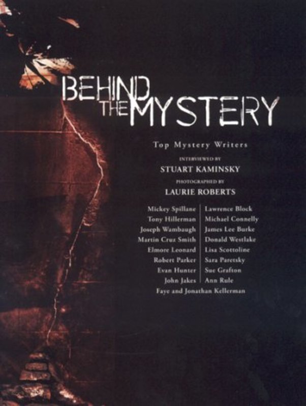 Book cover for "Behind the Mysteries" by Stuart M Kaminsky