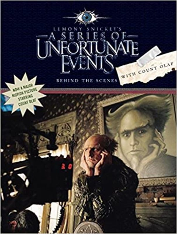 Book cover for "Behind the Scenes with Count Olaf" by Daniel Handler