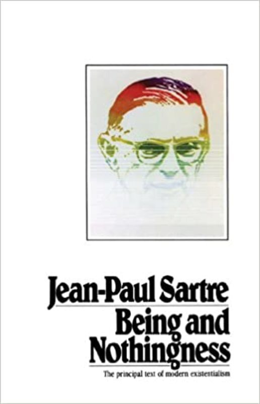 Book cover for "Being and Nothingness" by Jean-Paul Sartre