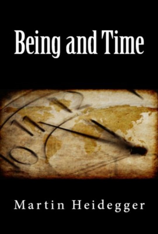 Book cover for "Being and Time" by Martin Heidegger