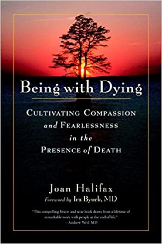 Book cover for "Being with Dying" by Joan Halifax