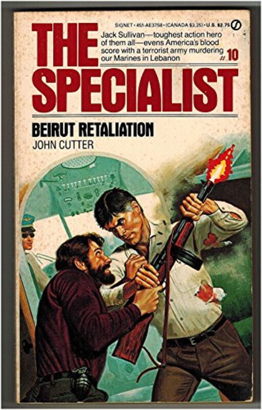 Book cover for "Beirut Retaliation" by John Shirley