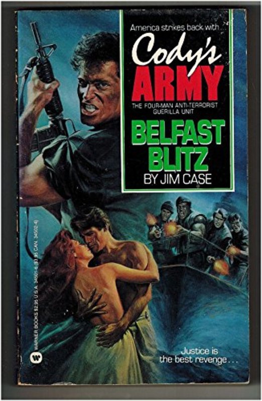Book cover for "Belfast Blitz" by Stephen Mertz