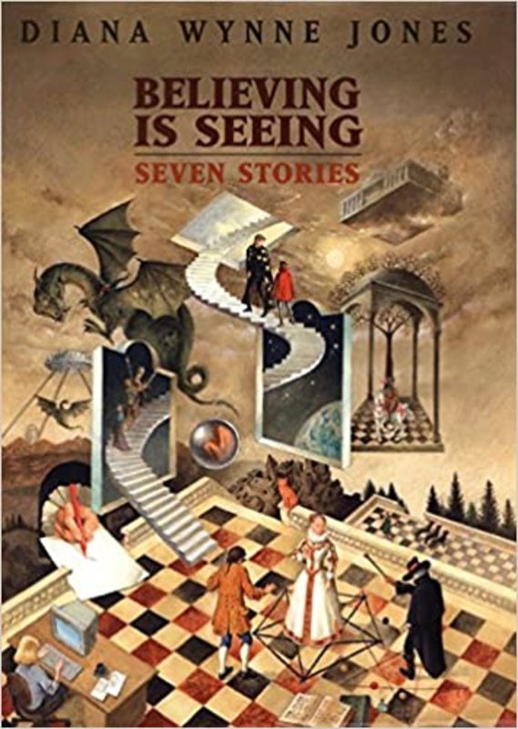 Book cover for "Believing Is Seeing" by Diana Wynne Jones