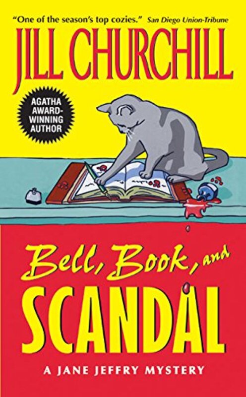 Book cover for "Bell, Book, and Scandal" by Jill Churchill