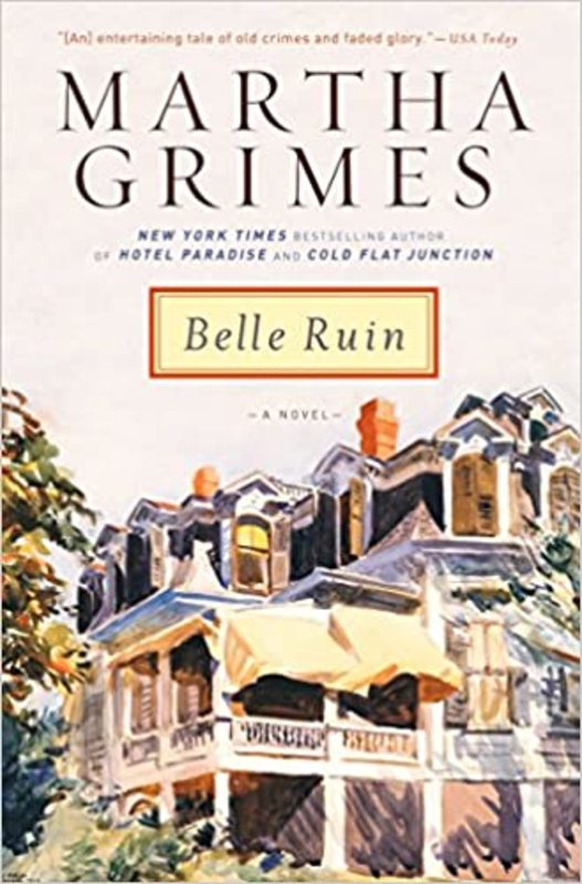 Book cover for "Belle Ruin" by Martha Grimes