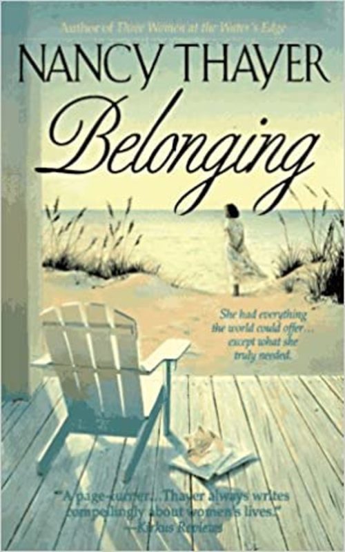 Book cover for "Belonging" by Nancy Thayer