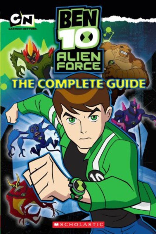 Book cover for "Ben 10 Alien Guide: The Complete Guide" by Tracey West