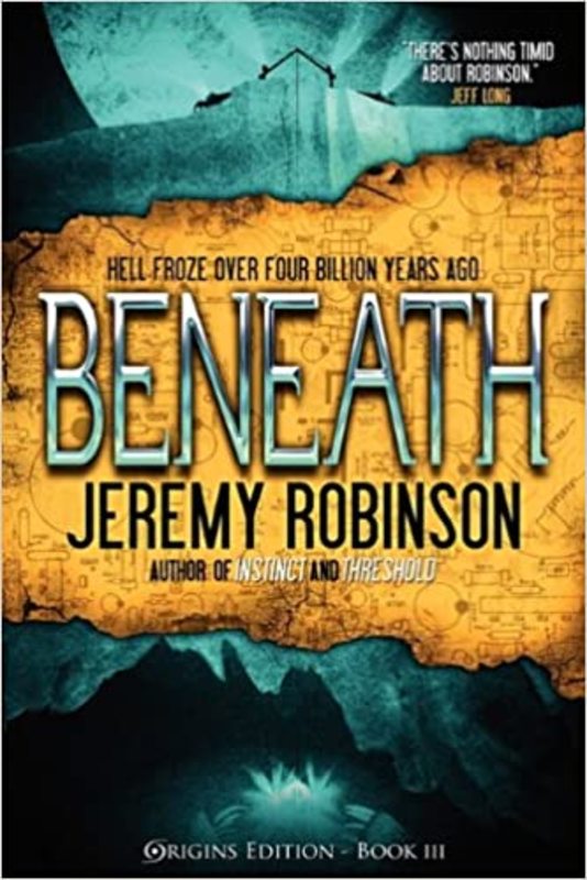 Book cover for "Beneath" by Jeremy Robinson