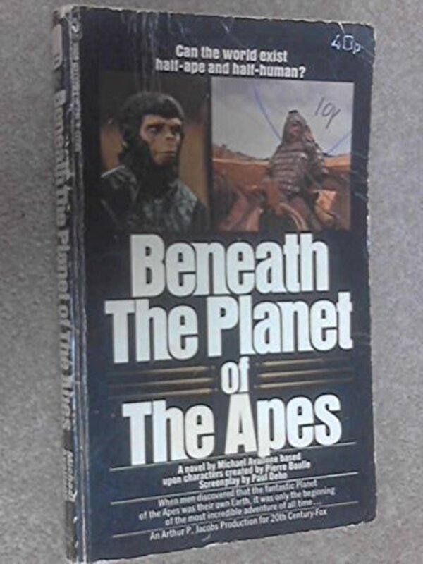 Book cover for "Beneath The Planet of The Apes" by Michael Avallone