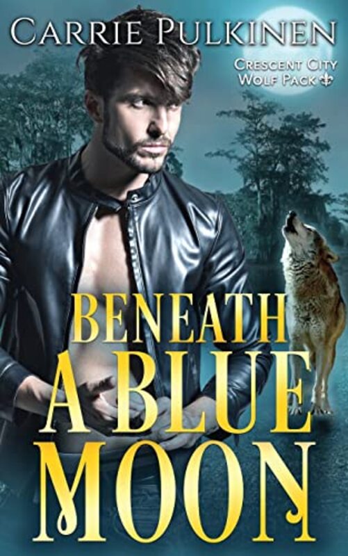 Book cover for "Beneath a Blue Moon" by Carrie Pulkinen