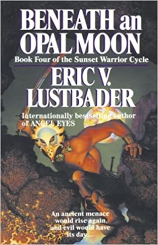 Book cover for "Beneath an Opal Moon" by Eric Van Lustbader