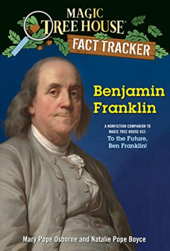 Book cover for "Benjamin Franklin" by Mary Pope Osborne