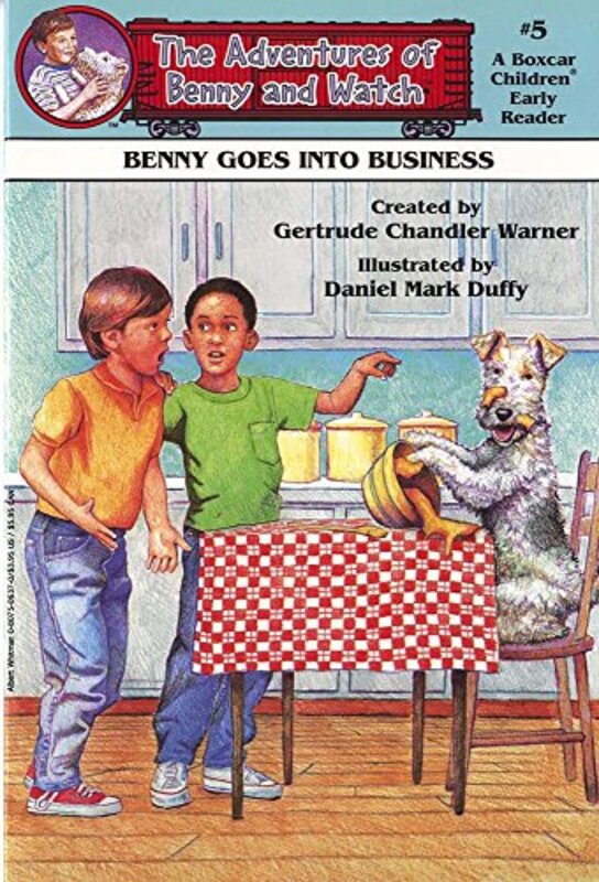 Book cover for "Benny Goes Into Business" by Gertrude Chandler Warner