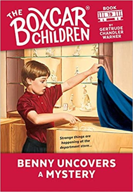 Book cover for "Benny Uncovers a Mystery" by Gertrude Chandler Warner