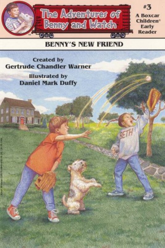 Book cover for "Benny's New Friend" by Gertrude Chandler Warner