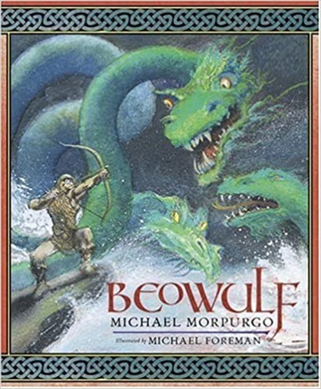 Book cover for "Beowulf" by Michael Morpurgo