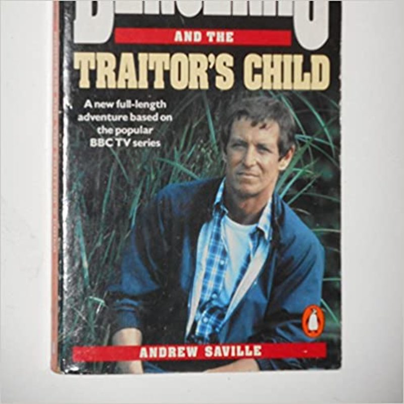 Book cover for "Bergerac and the Traitor's Child" by Andrew Taylor