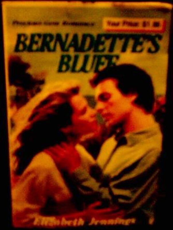 Book cover for "Bernadette's Bluff" by Elizabeth Jennings