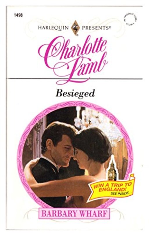 Book cover for "Besieged" by Charlotte Lamb