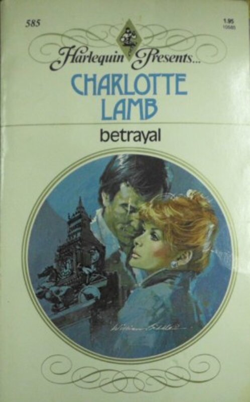 Book cover for "Betrayal" by Charlotte Lamb