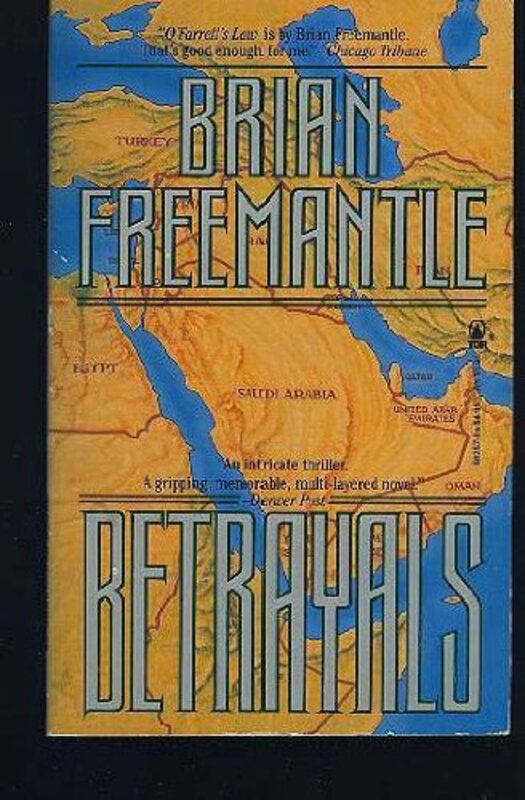 Book cover for "Betrayals" by Brian Freemantle