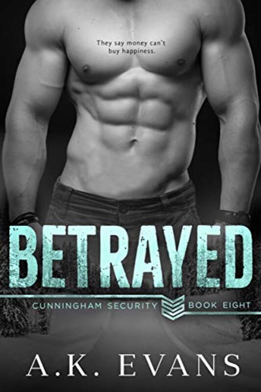 Book cover for "Betrayed" by AK Evans