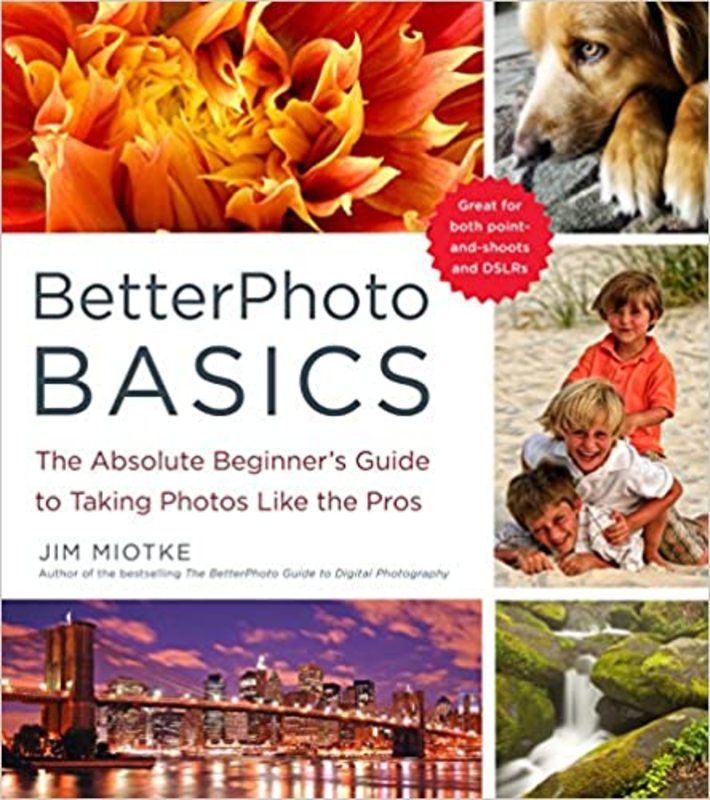 Book cover for "BetterPhoto Basics" by Jim Miotke
