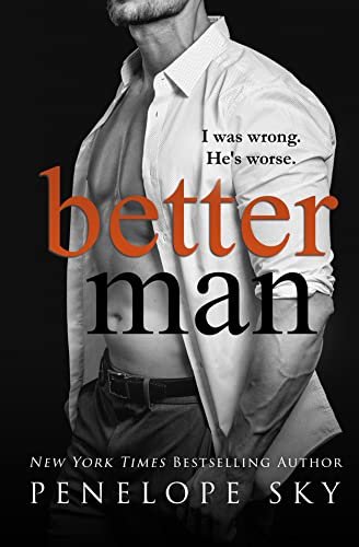 Book cover for "Better Man" by Penelope Sky