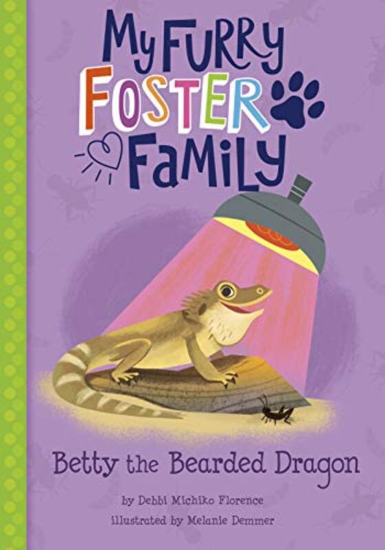 Book cover for "Betty the Bearded Dragon" by Debbi Michiko Florence