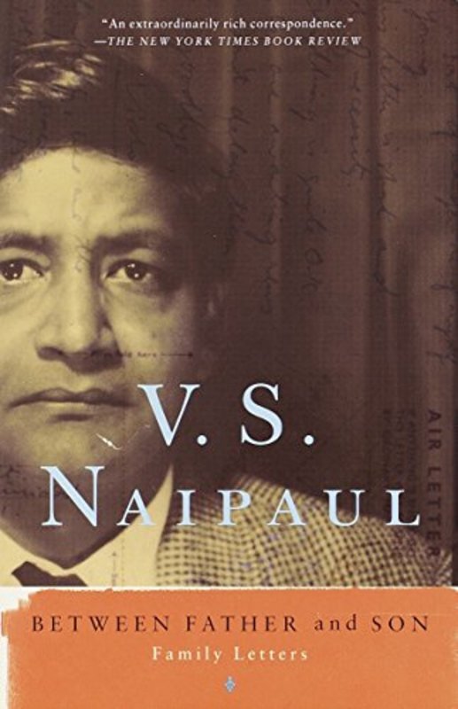 Book cover for "Between Father and Son" by VS Naipaul