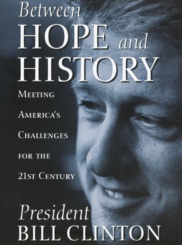 Book cover for "Between Hope and History"
