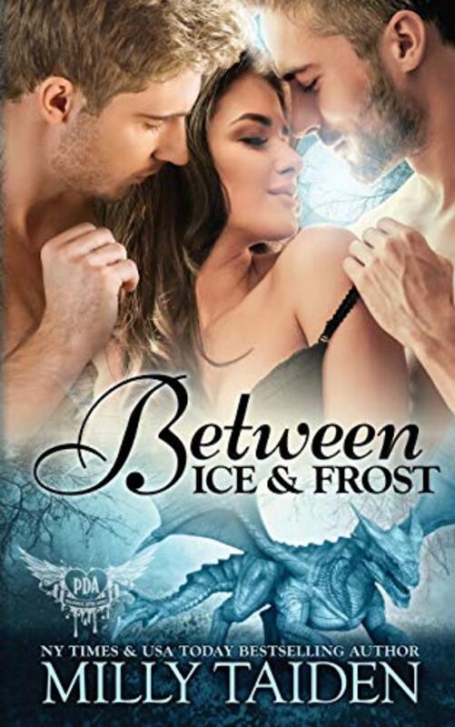 Book cover for "Between Ice and Frost" by Milly Taiden