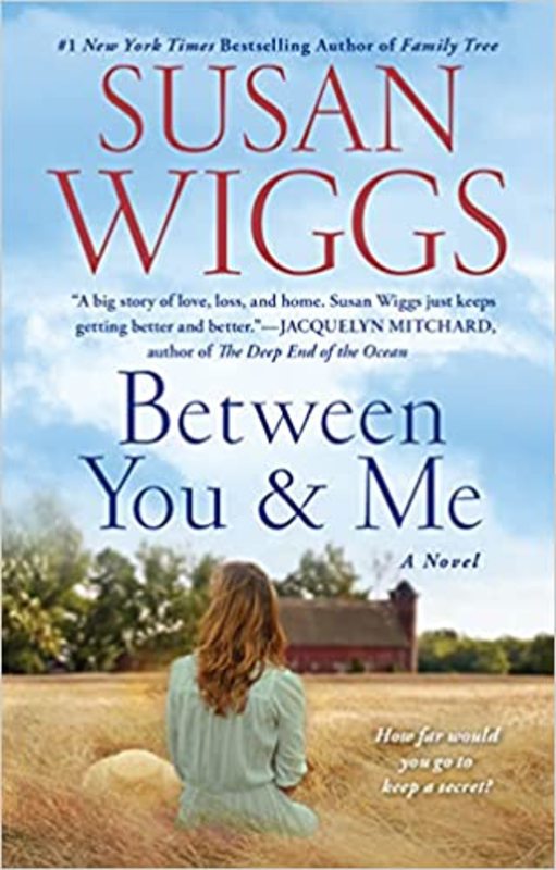 Book cover for "Between You and Me" by Susan Wiggs