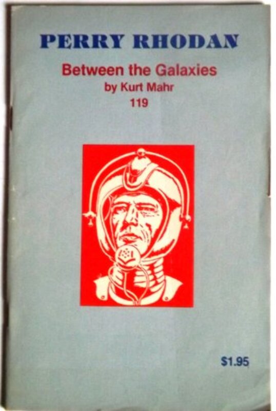 Book cover for "Between the Galaxies" by Kurt Brand