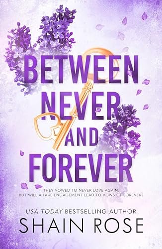 Book cover for "Between Never and Forever" by Shain Rose