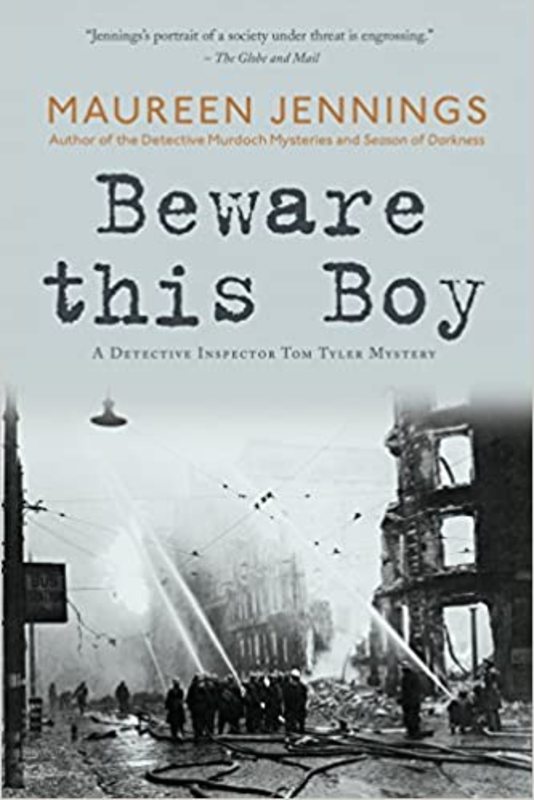 Book cover for "Beware This Boy" by Maureen Jennings