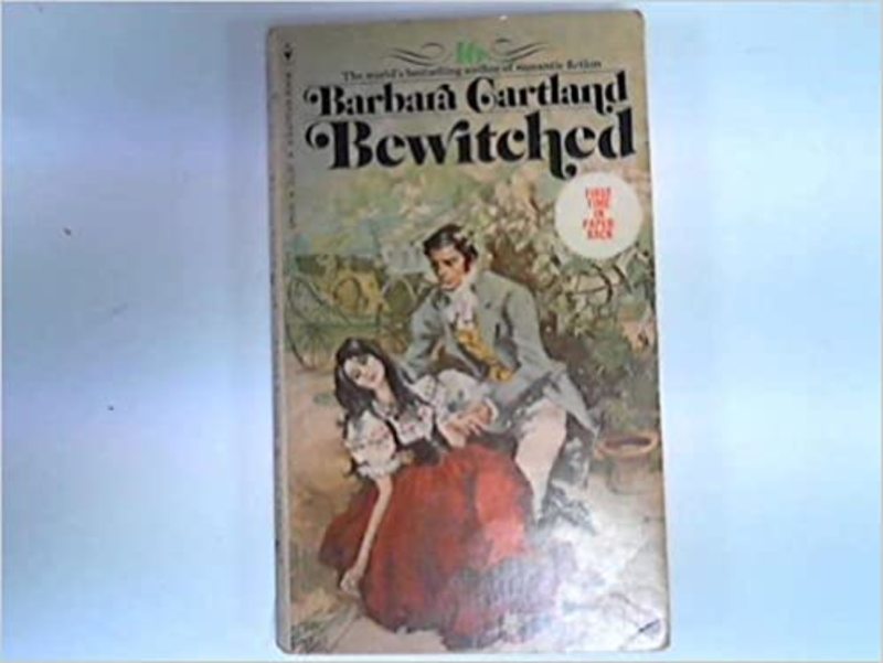 Book cover for "Bewitched" by Barbara Cartland