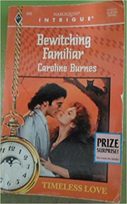 Book cover for "Bewitching Familiar" by Caroline Burnes